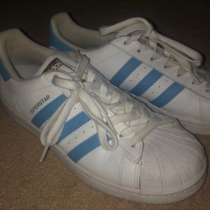 White Adidas Superstar Sneakers